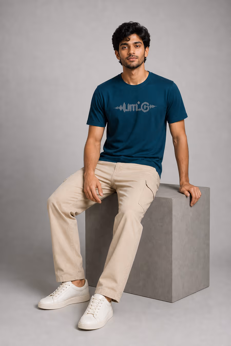 Paattu Tamil Soundwave T-Shirt For Men - Half Sleeve