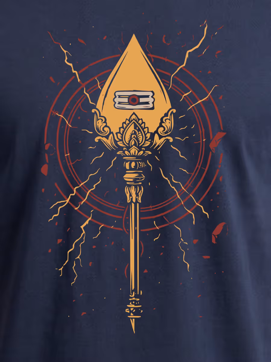 Power Of Vel T-Shirt For Men - Half Sleeve