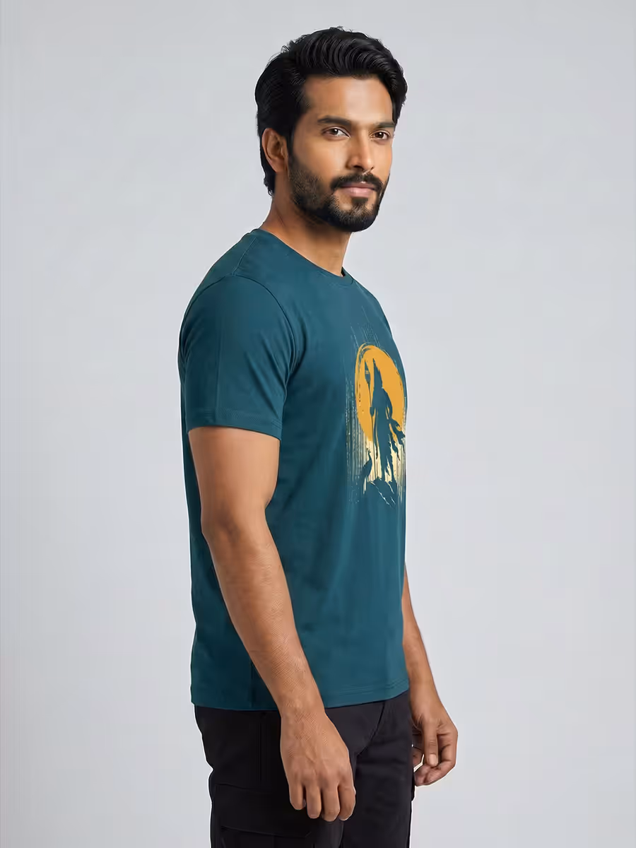 Murugan Mayil T-Shirt For Men - Half Sleeve