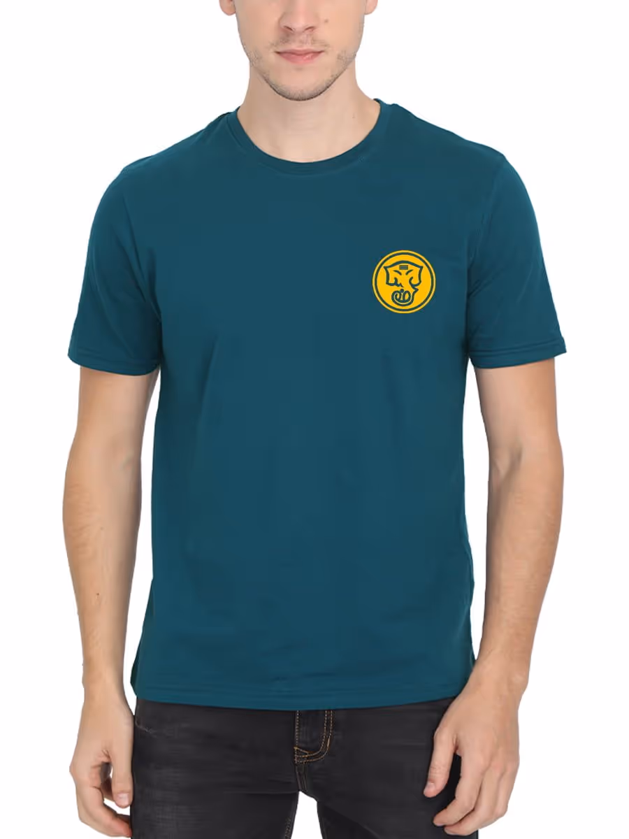 Om Vinayaga Pocket Print Pillaiyar T-Shirt For Men - Half Sleeve