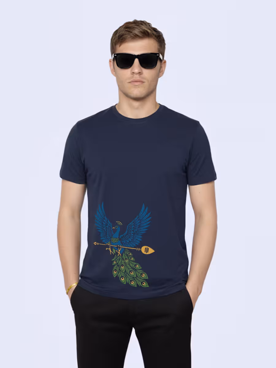 Mayil T-Shirt For Men - Half Sleeve