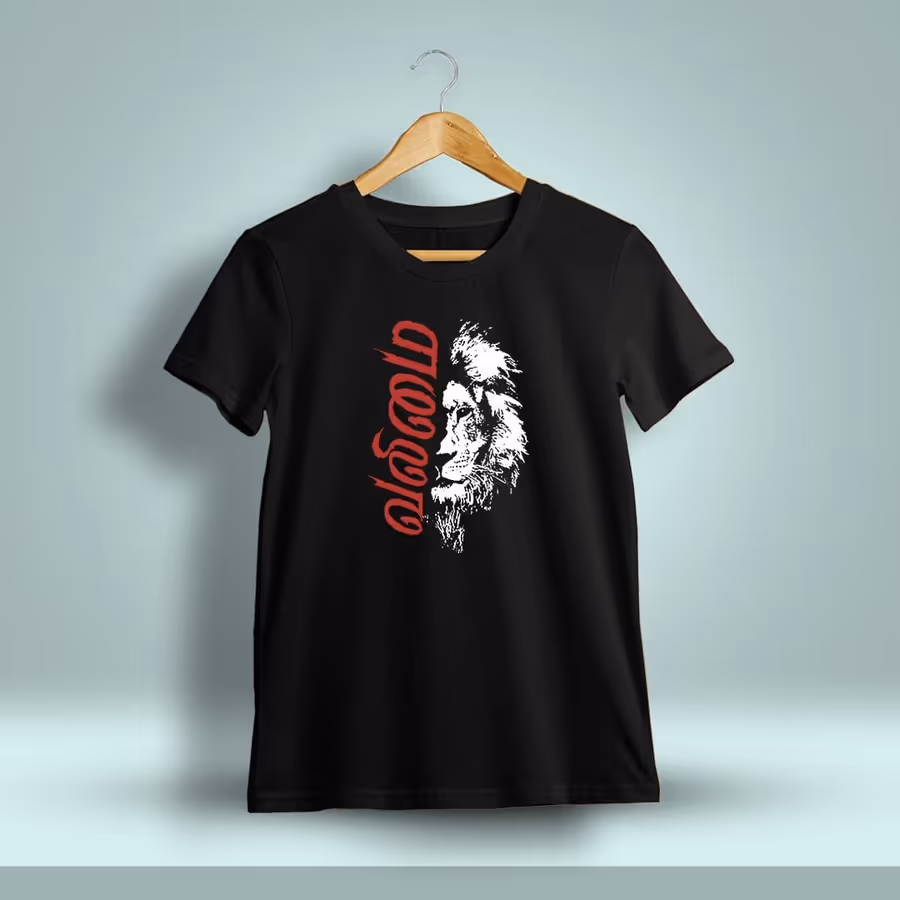 Valimai Tamil T-Shirt For Men - Half Sleeve