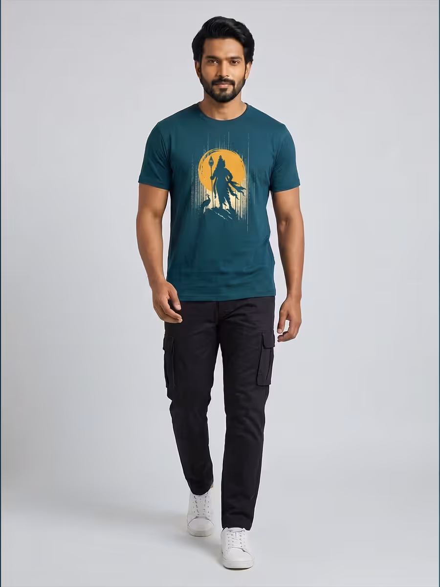 Murugan Mayil T-Shirt For Men - Half Sleeve
